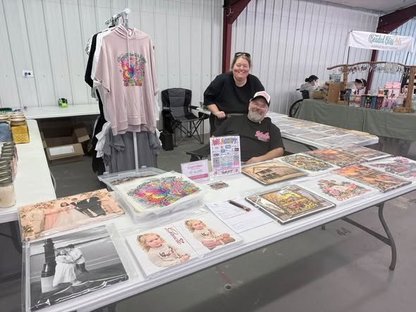 Our table at a vendor event